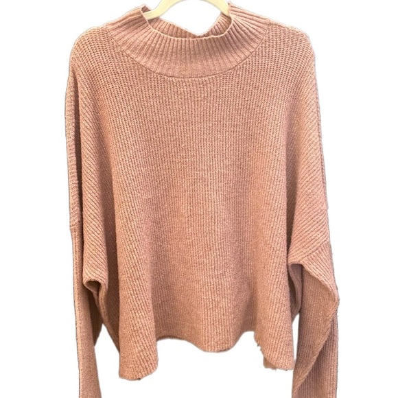 BP. Women's Ribbed Mock Neck Pullover Sweater - Picture 1 of 9